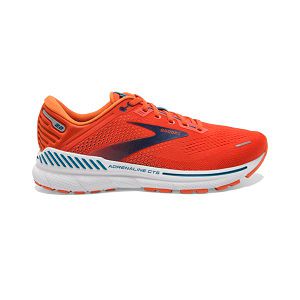 Tenis Para Correr En Carretera Brooks Adrenaline GTS 22 Hombre Naranjas Azules Blancos | Mexico-295813