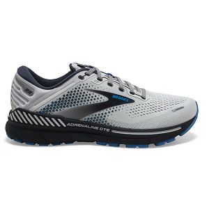 Tenis Para Correr En Carretera Brooks Adrenaline GTS 22 Hombre Grises Azules Negros | Mexico-41382