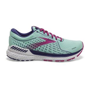 Tenis Para Correr En Carretera Brooks Adrenaline GTS 21 Mujer Azul Marino Azules Fucsia | Mexico-417906