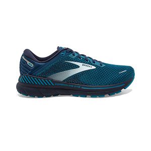 Tenis Para Correr En Carretera Brooks Adrenaline GTS 22 Hombre Azules Verdes Grises | Mexico-431687