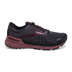 Tenis Para Correr En Carretera Brooks Adrenaline GTS 21 Mujer Negros Marrom | Mexico-689017