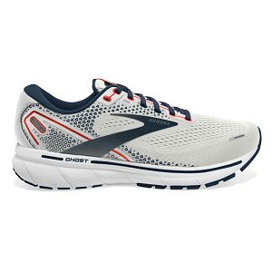 Tenis Para Correr En Carretera Brooks Ghost 14 Hombre Grises Azul Marino Blancos | Mexico-129043