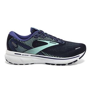 Tenis Para Correr En Carretera Brooks Ghost 14 Mujer Azul Marino Blancos | Mexico-159684