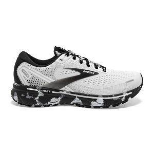 Tenis Para Correr En Carretera Brooks Ghost 14 Mujer Blancos Grises Negros | Mexico-192534