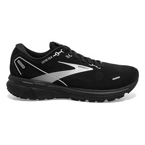 Tenis Para Correr En Carretera Brooks Ghost 14 GTX Hombre Negros Blancos | Mexico-297815