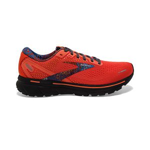 Tenis Para Correr En Carretera Brooks Ghost 14 Hombre Naranjas Azules Negros | Mexico-42639