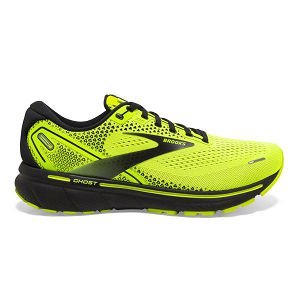 Tenis Para Correr En Carretera Brooks Ghost 14 Hombre Amarillos Negros | Mexico-483701