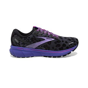 Tenis Para Correr En Carretera Brooks Ghost 14 Mujer Negros Morados Rosas | Mexico-716354