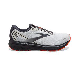 Tenis Para Correr En Carretera Brooks Ghost 14 Hombre Grises Negros Naranjas | Mexico-81546