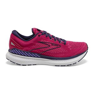 Tenis Para Correr En Carretera Brooks Glycerin GTS 19 Mujer Rojos Morados Blancos | Mexico-453298