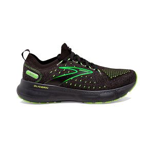 Tenis Para Correr En Carretera Brooks Glycerin StealthFit 20 Hombre Negros Verdes | Mexico-475120