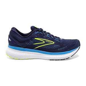 Tenis Para Correr En Carretera Brooks Glycerin 19 Hombre Azul Marino Azules Amarillos | Mexico-651023