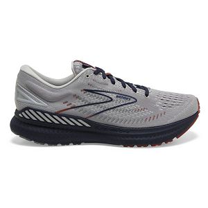 Tenis Para Correr En Carretera Brooks Glycerin GTS 19 Hombre Grises Azul Marino Marrom | Mexico-83926