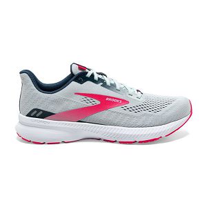 Tenis Para Correr En Carretera Brooks Launch 8 Mujer Grises Rosas Blancos | Mexico-371289