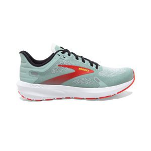 Tenis Para Correr En Carretera Brooks Launch 9 Mujer Verdes Negros Rojos | Mexico-526473