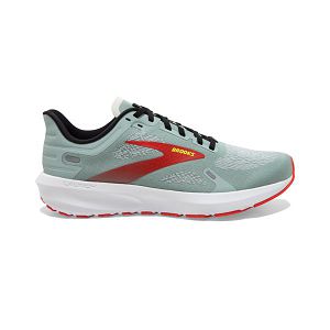 Tenis Para Correr En Carretera Brooks Launch 9 Hombre Verdes Negros Rojos | Mexico-910273