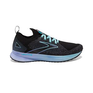 Tenis Para Correr En Carretera Brooks Levitate StealthFit 5 Mujer Negros Azules Morados | Mexico-185203