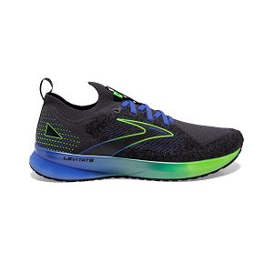 Tenis Para Correr En Carretera Brooks Levitate StealthFit 5 Hombre Negros Azules Verdes | Mexico-352809