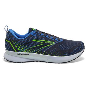 Tenis Para Correr En Carretera Brooks Levitate 5 Hombre Azules Verdes Blancos | Mexico-395120