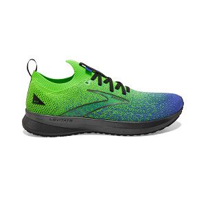 Tenis Para Correr En Carretera Brooks Levitate StealthFit 5 Hombre Verdes Negros Azules | Mexico-672105