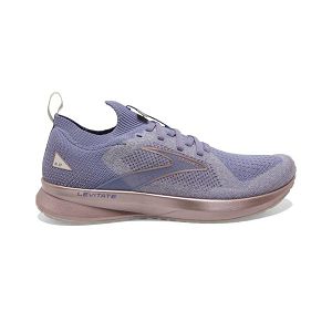 Tenis Para Correr En Carretera Brooks Levitate StealthFit 5 Mujer Morados Rosas | Mexico-805429