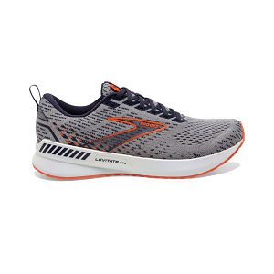 Tenis Para Correr En Carretera Brooks Levitate GTS 5 Hombre Grises Naranjas Blancos | Mexico-972801