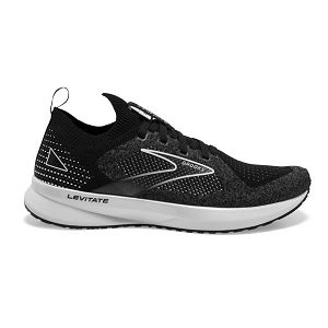 Tenis Para Correr En Carretera Brooks Levitate StealthFit 5 Mujer Negros Grises Blancos | Mexico-981257