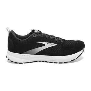 Tenis Para Correr En Carretera Brooks Revel 4 Mujer Negros Blancos | Mexico-36724