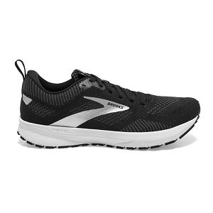 Tenis Para Correr En Carretera Brooks Revel 5 Mujer Negros Blancos | Mexico-736845