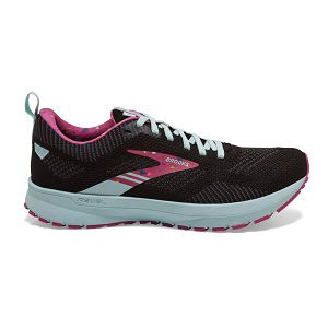 Tenis Para Correr En Carretera Brooks Revel 5 Mujer Negros Rojos Azules | Mexico-752180