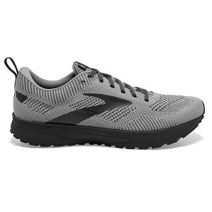 Tenis Para Correr En Carretera Brooks Revel 5 Hombre Grises Negros | Mexico-75489