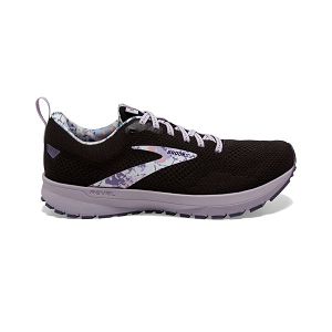 Tenis Para Correr En Carretera Brooks Revel 5 Mujer Negros Morados Blancos | Mexico-853016