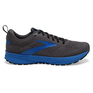 Tenis Para Correr En Carretera Brooks Revel 5 Hombre Negros Grises Azules | Mexico-972561