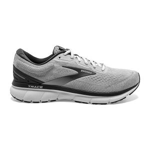 Tenis Para Correr En Carretera Brooks Trace Hombre Grises Negros Blancos | Mexico-312705