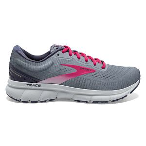 Tenis Para Correr En Carretera Brooks Trace Mujer Grises Rosas Blancos | Mexico-31645