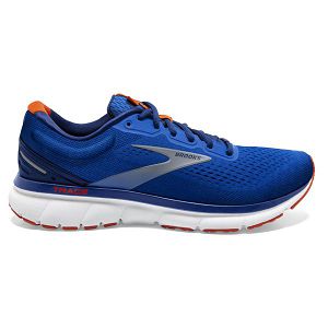 Tenis Para Correr En Carretera Brooks Trace Hombre Azules Azul Marino Naranjas | Mexico-740613