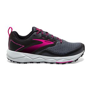 Tenis Para Trail Running Brooks Divide 2 Mujer Negros Rosas Blancos | Mexico-497386