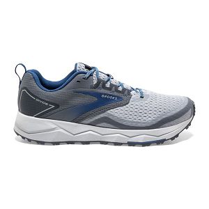 Tenis Para Trail Running Brooks Divide 2 Hombre Grises Blancos Azules | Mexico-875314