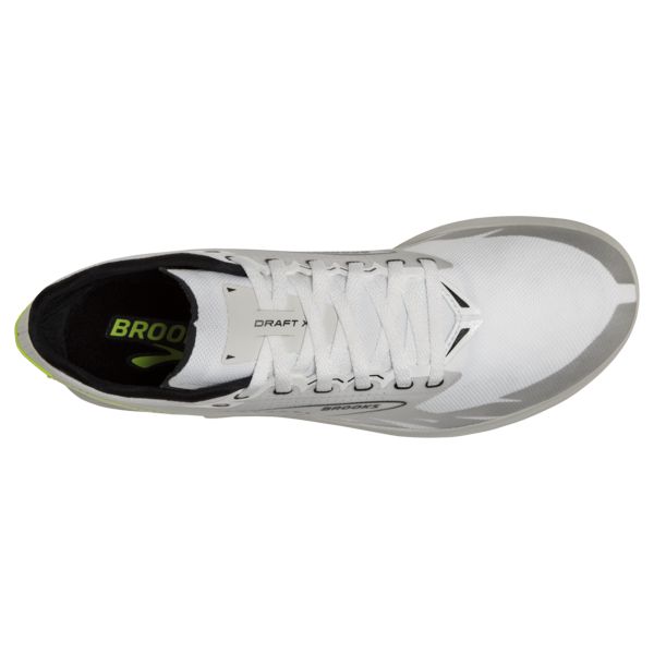 Tenis Carreras Brooks Draft XC Hombre Blancos Negros Amarillos | Mexico-643879