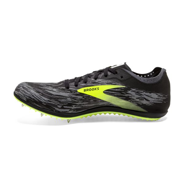 Tenis Carreras Brooks ELMN8 v5 Hombre Negros Grises Amarillos | Mexico-829631