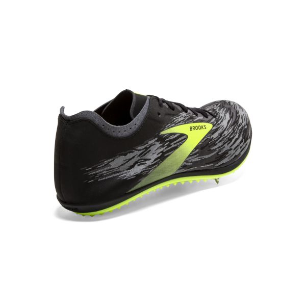 Tenis Carreras Brooks ELMN8 v5 Hombre Negros Grises Amarillos | Mexico-829631