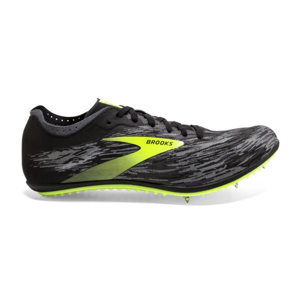 Tenis Carreras Brooks ELMN8 v5 Hombre Negros Grises Amarillos | Mexico-829631