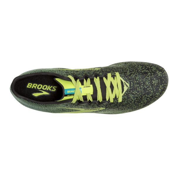 Tenis Carreras Brooks Mach 19 Hombre Negros Amarillos Verdes | Mexico-954810