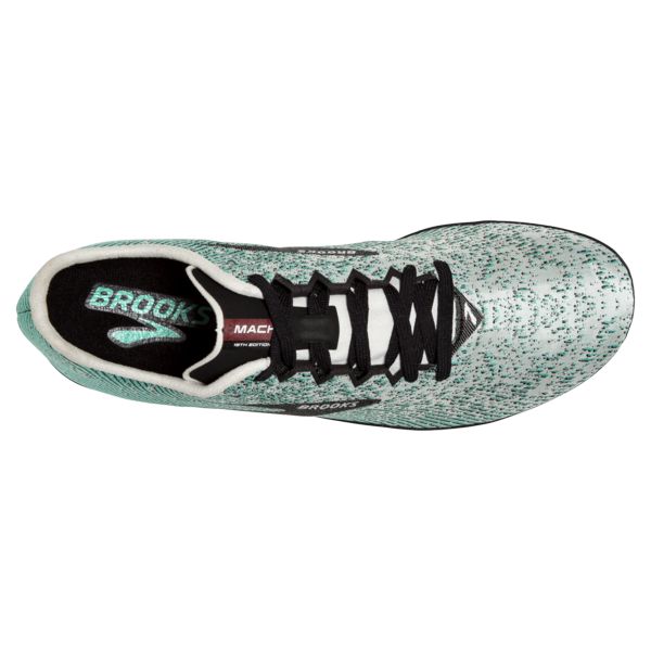 Tenis Carreras Brooks Mach 19 Spikeless Mujer Grises Negros Verdes | Mexico-406825