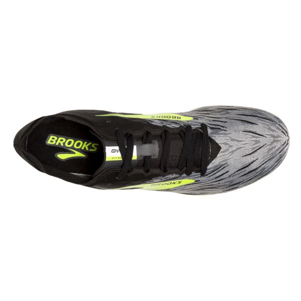 Tenis Carreras Brooks QW-K v4 Mujer Negros Grises Amarillos | Mexico-756812