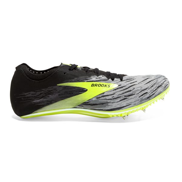 Tenis Carreras Brooks QW-K v4 Mujer Negros Grises Amarillos | Mexico-756812