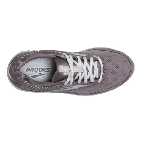 Tenis Para Caminar Brooks Addiction Walker Gamuza Mujer Grises Blancos | Mexico-938657