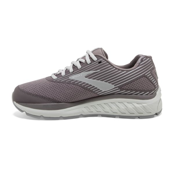 Tenis Para Caminar Brooks Addiction Walker Gamuza Mujer Grises Blancos | Mexico-938657