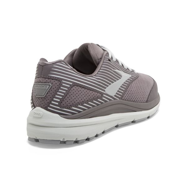 Tenis Para Caminar Brooks Addiction Walker Gamuza Mujer Grises Blancos | Mexico-938657