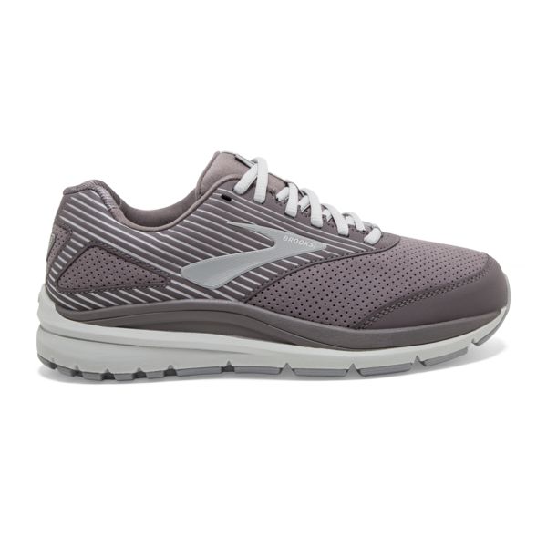 Tenis Para Caminar Brooks Addiction Walker Gamuza Mujer Grises Blancos | Mexico-938657